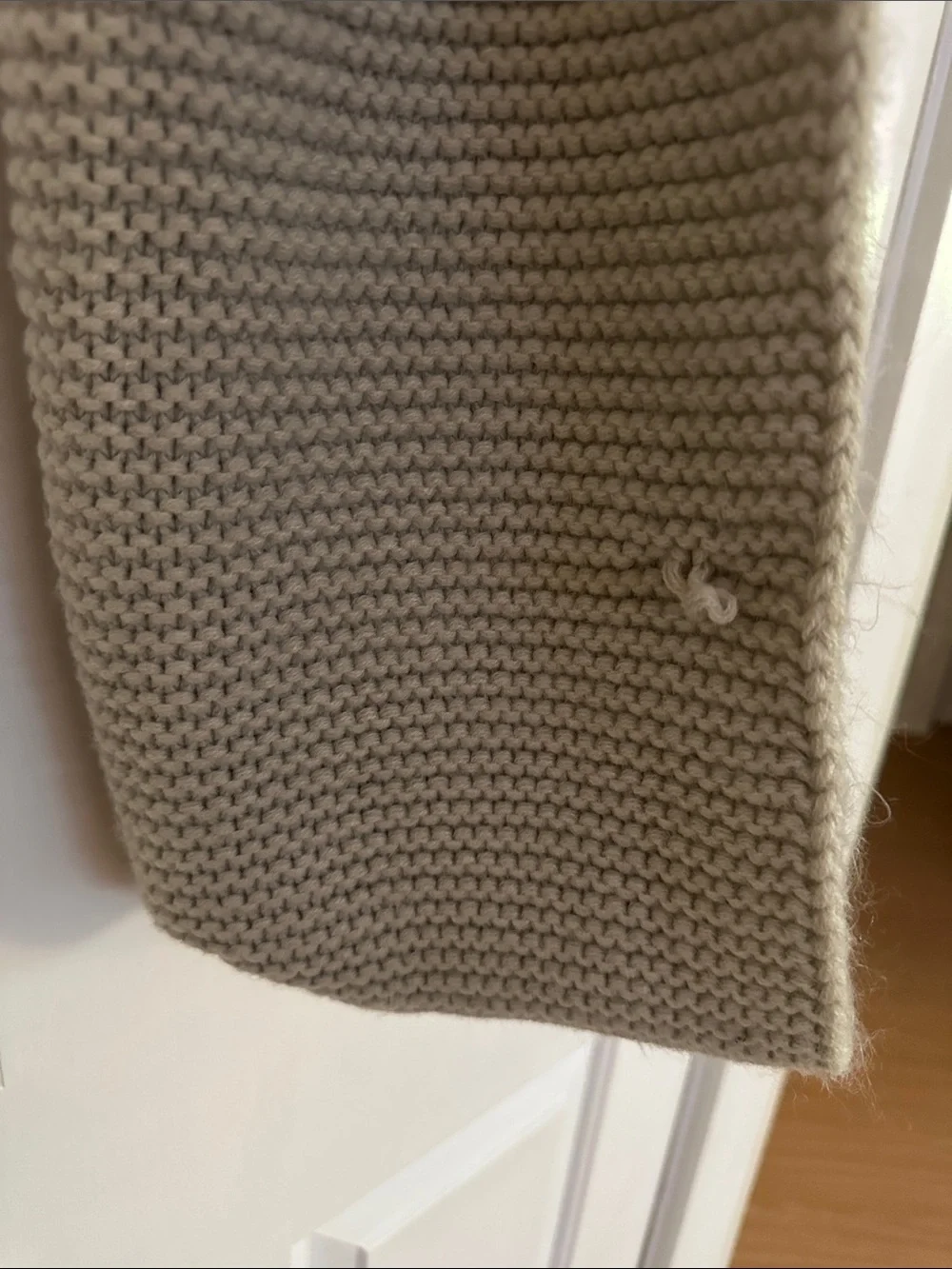 bp Soft Knit Infinity Scarf in Light Gray/cream